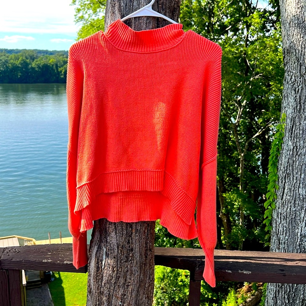 Size L/XL Orange Sweater Top